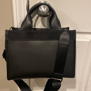 Black DKNY crossbody handbag
